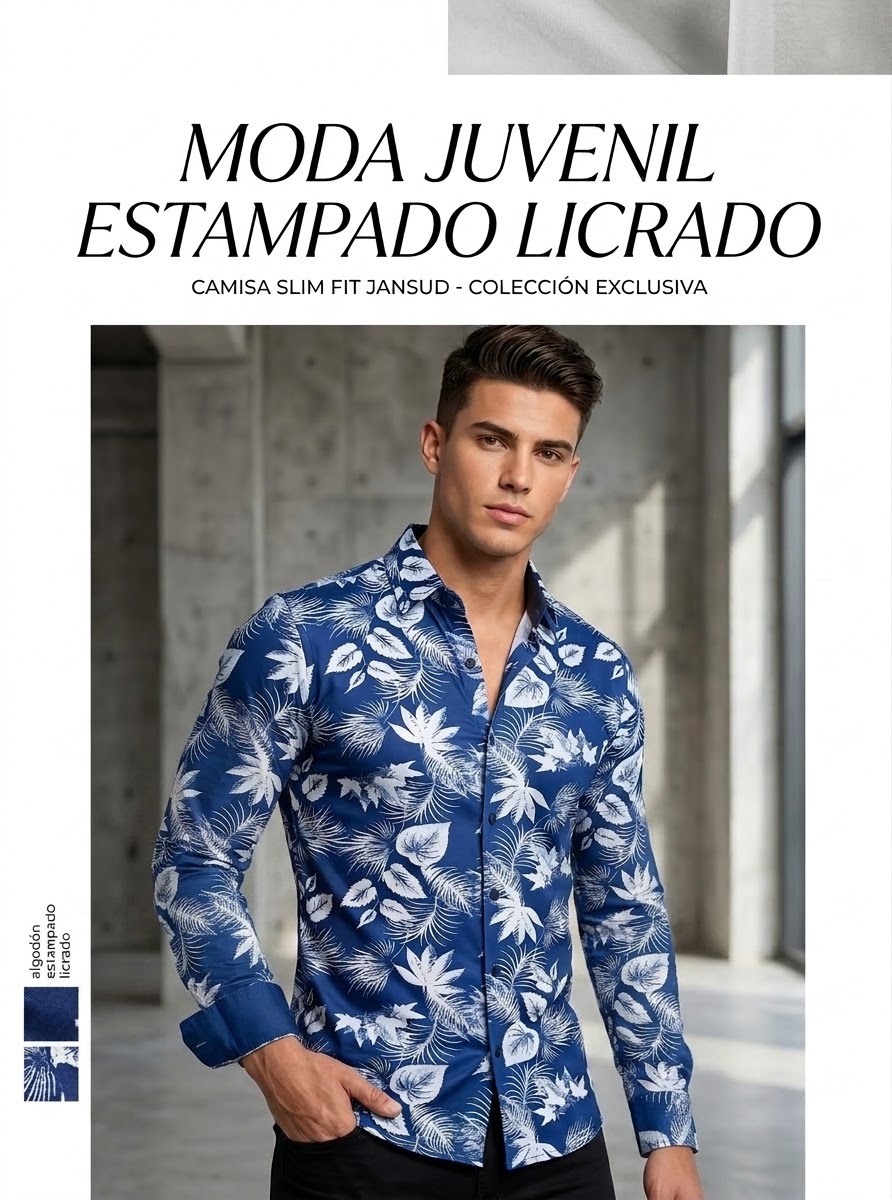 Camisa Algodón Strech